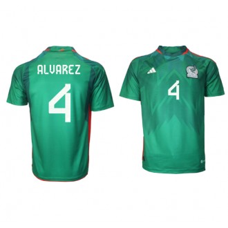 Mexiko Edson Alvarez #4 Hemmatröja VM 2022 Korta ärmar